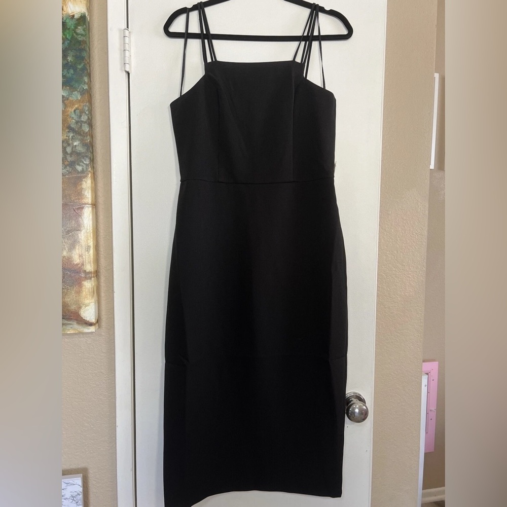 Express Elegant Black Strappy Dress size Medium